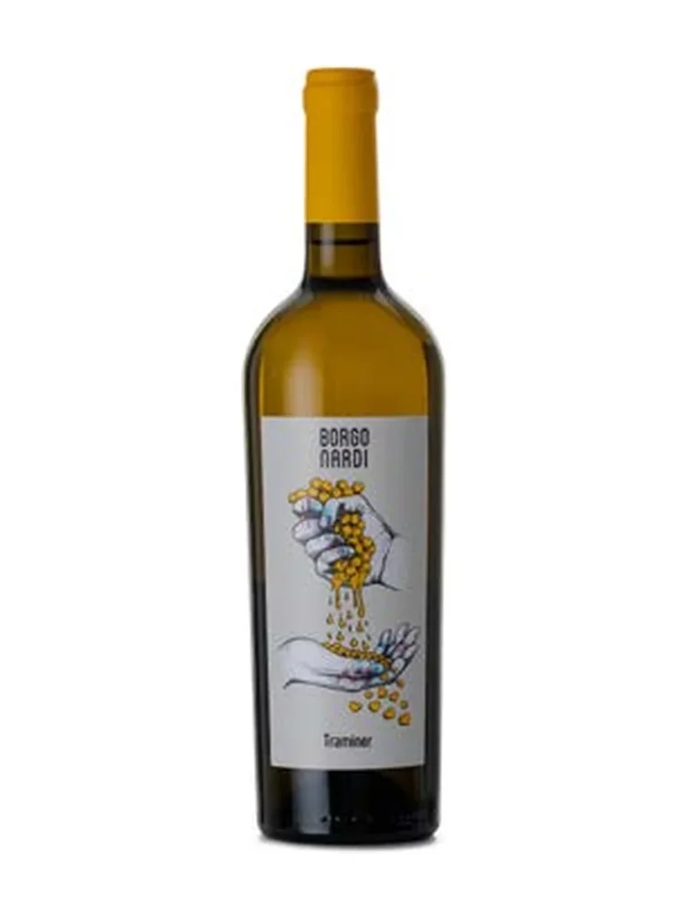 Bottiglia di Traminer, bianco del Veneto di Borgo Nardi