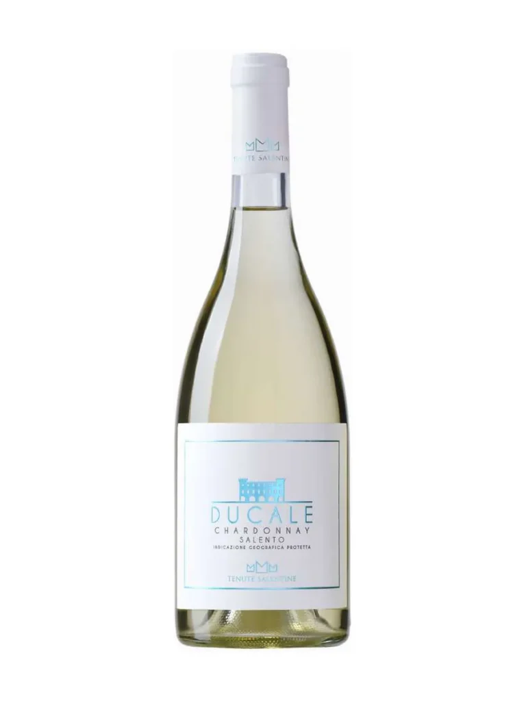 Bottiglia di Ducale Chardonnay, bianco del Salento di Tenute Salentine