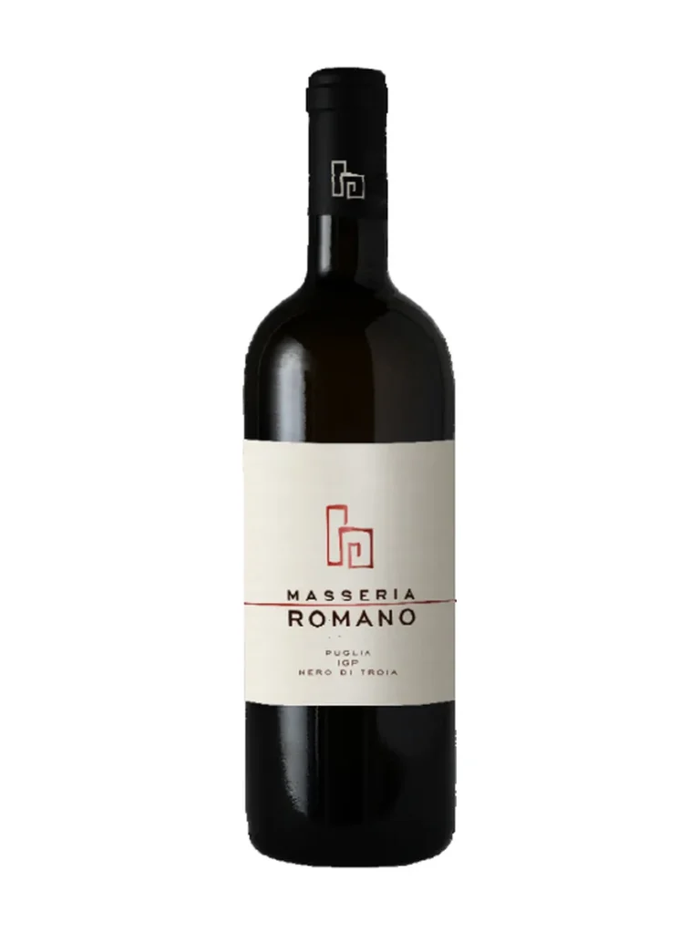 Bottiglia di Nero di Troia, rosso di Puglia di Masseria Romano