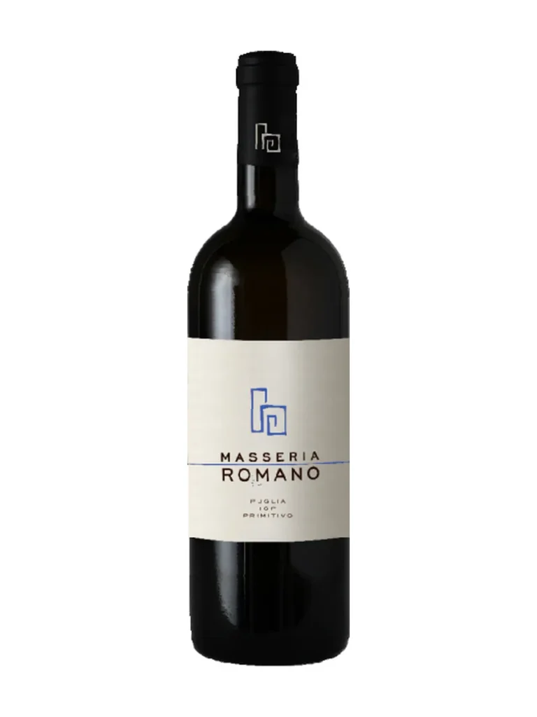 Bottiglia di Primitivo, rosso di Puglia di Masseria Romano