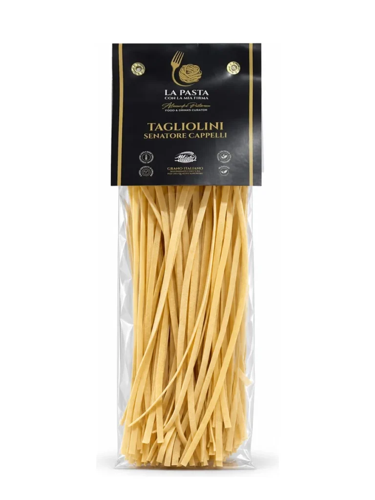 Tagliolini Senatore Cappelli Confezione di Tagliolini in semola di grano duro Senatore Cappelli